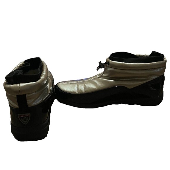 Sporto Eco System Tracy Waterproof Champagne & Black Snow Ankle Boots Women's 8 - Picture 4 of 9